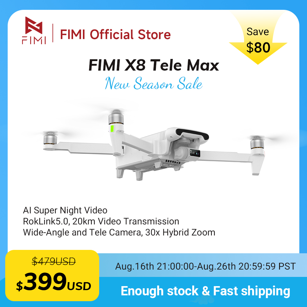 FIMI X8 Tele Max Nieuwe Drone  - Drone Camera Wide Angle recensie en prijs