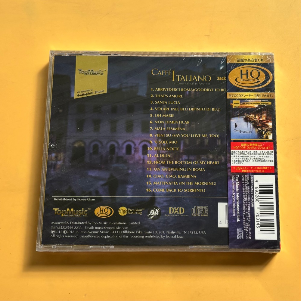 Italiaanse koffiemuziek-cd Ont - Drone Camera Stabilized recensie en prijs
