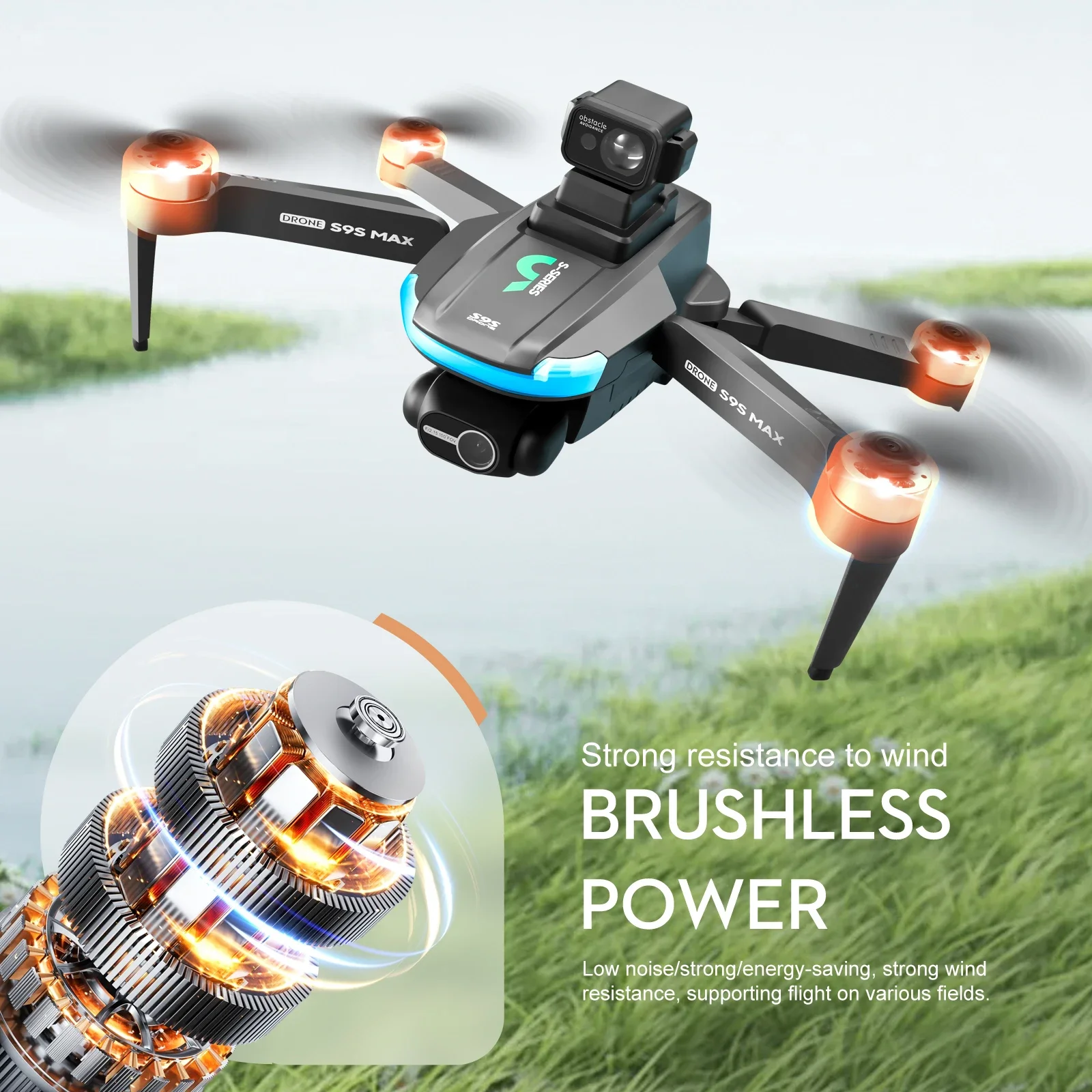NIEUWE S9S MAX MINI Drone 4K 2 - Drone Camera Lens recensie en prijs