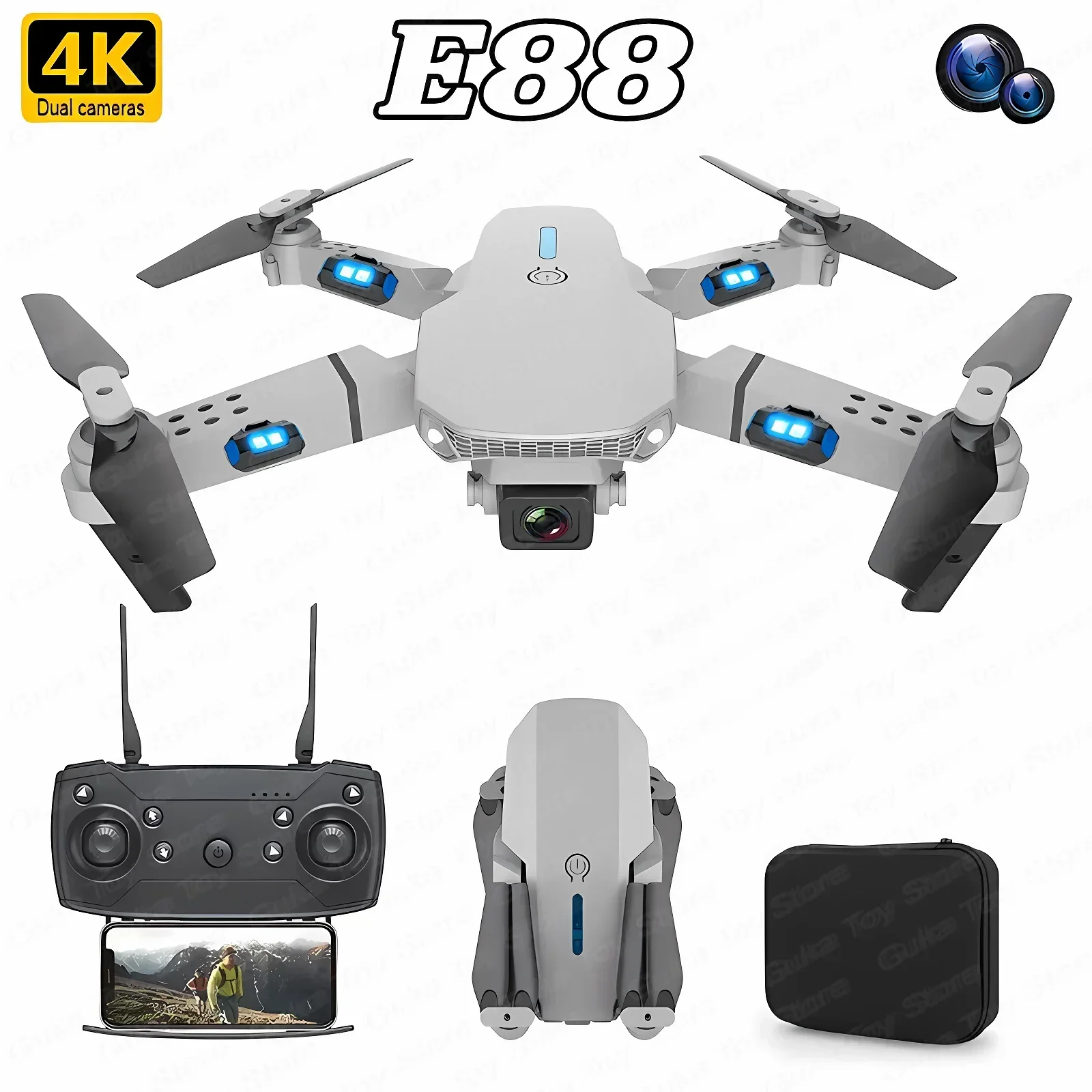 E88 Pro WIFI FPV Drone Grootho - Drone Camera Wide Angle recensie en prijs