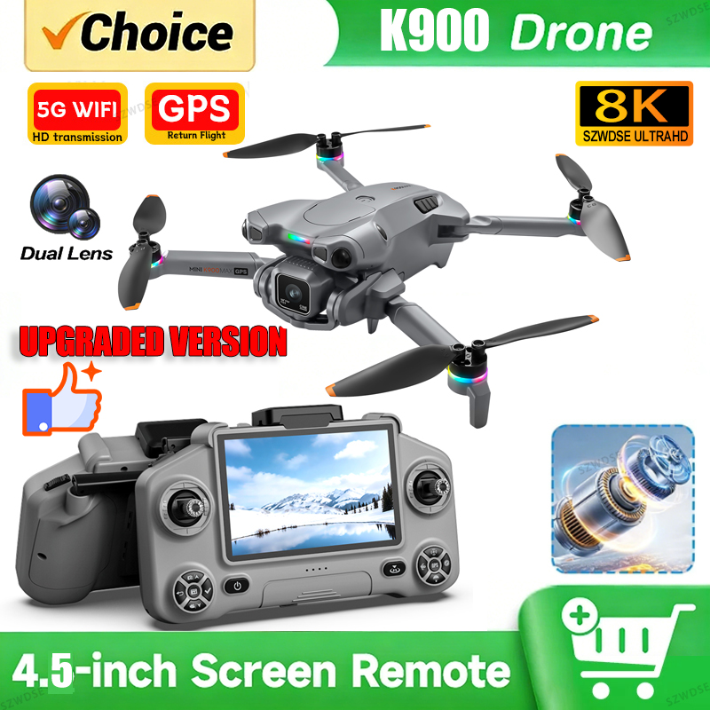 Nieuwe K900 MAX GPS Drone met  - Drone Camera Night Vision recensie en prijs