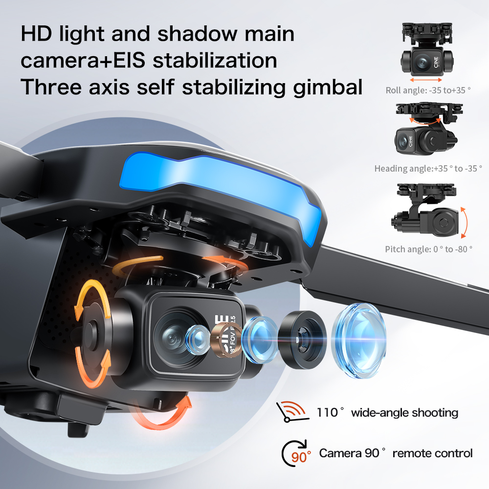 Nieuwe S-X1 MAX Drone GPS 8K P - Drone Camera Lens recensie en prijs